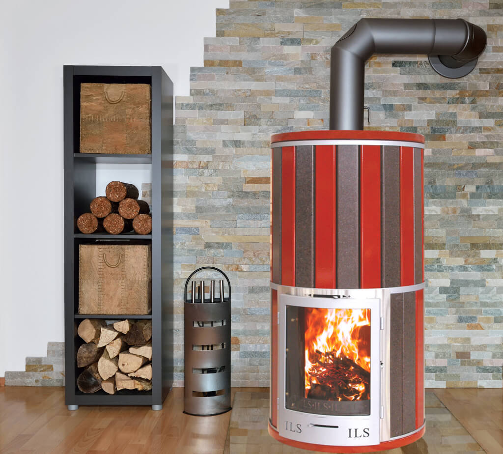 stove-red-black-mod-r360 detail #1
