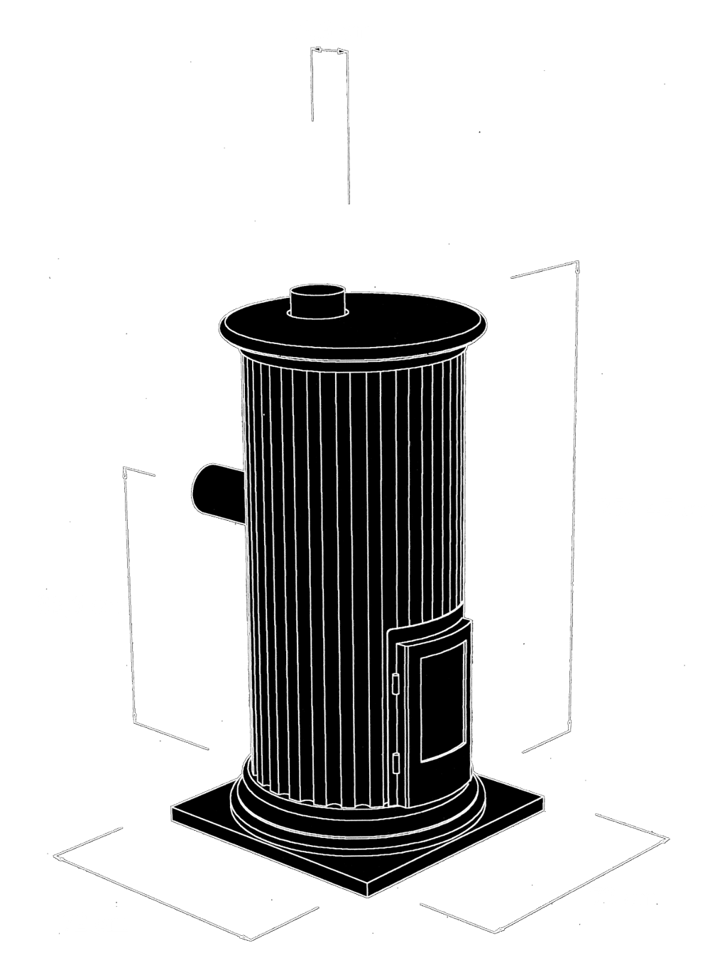 stove-pillar-mod-r305 detail #2